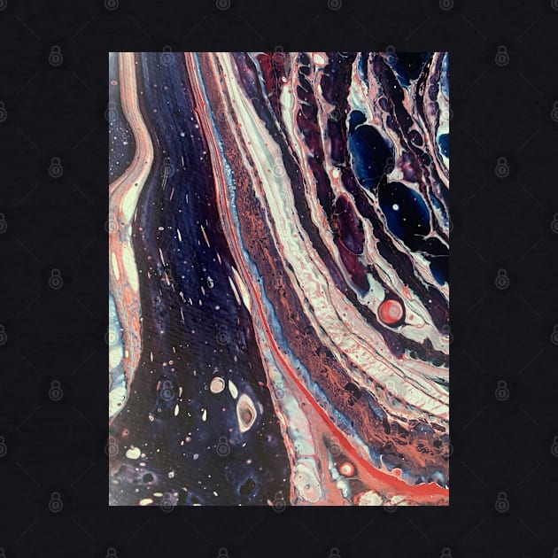 Planet pouring Fluid abstract by baksuart